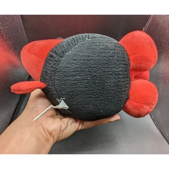 Big Large Sanrio Hello Kitty Plush Stuffed Doll Red Black Apple ~ Rare, HTF